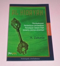 Al Hidayah Jilid Kesatu: Pembahasan Perbedaan-perbedaan pendapat dalam Fiqh beserta Pemecahannya